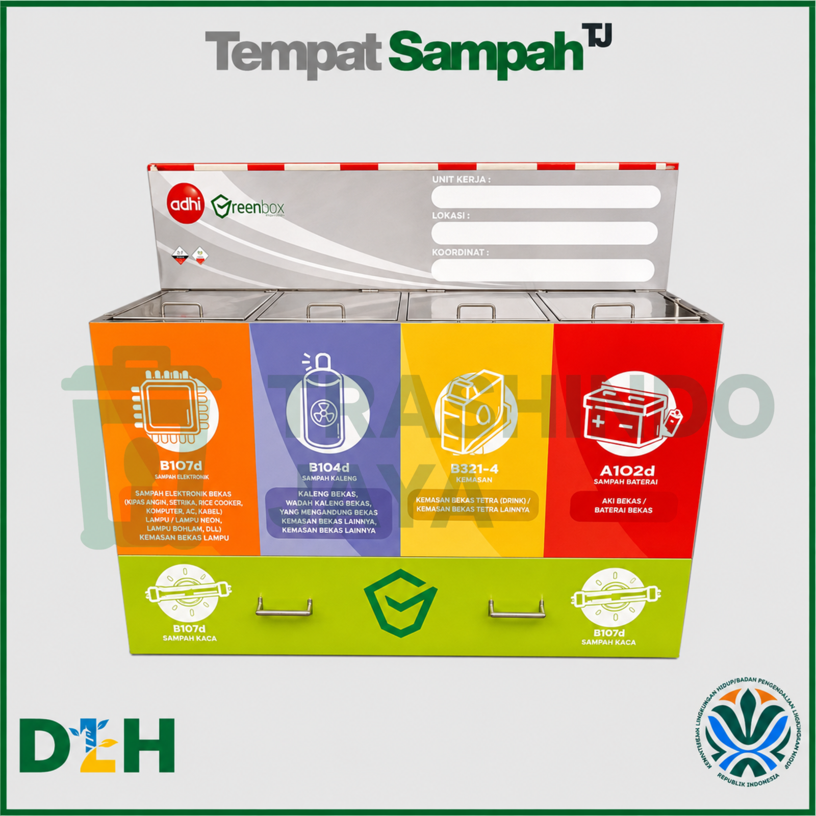 Tempat Sampah Greenbox B3 Tempat Sampah Greenbox B3