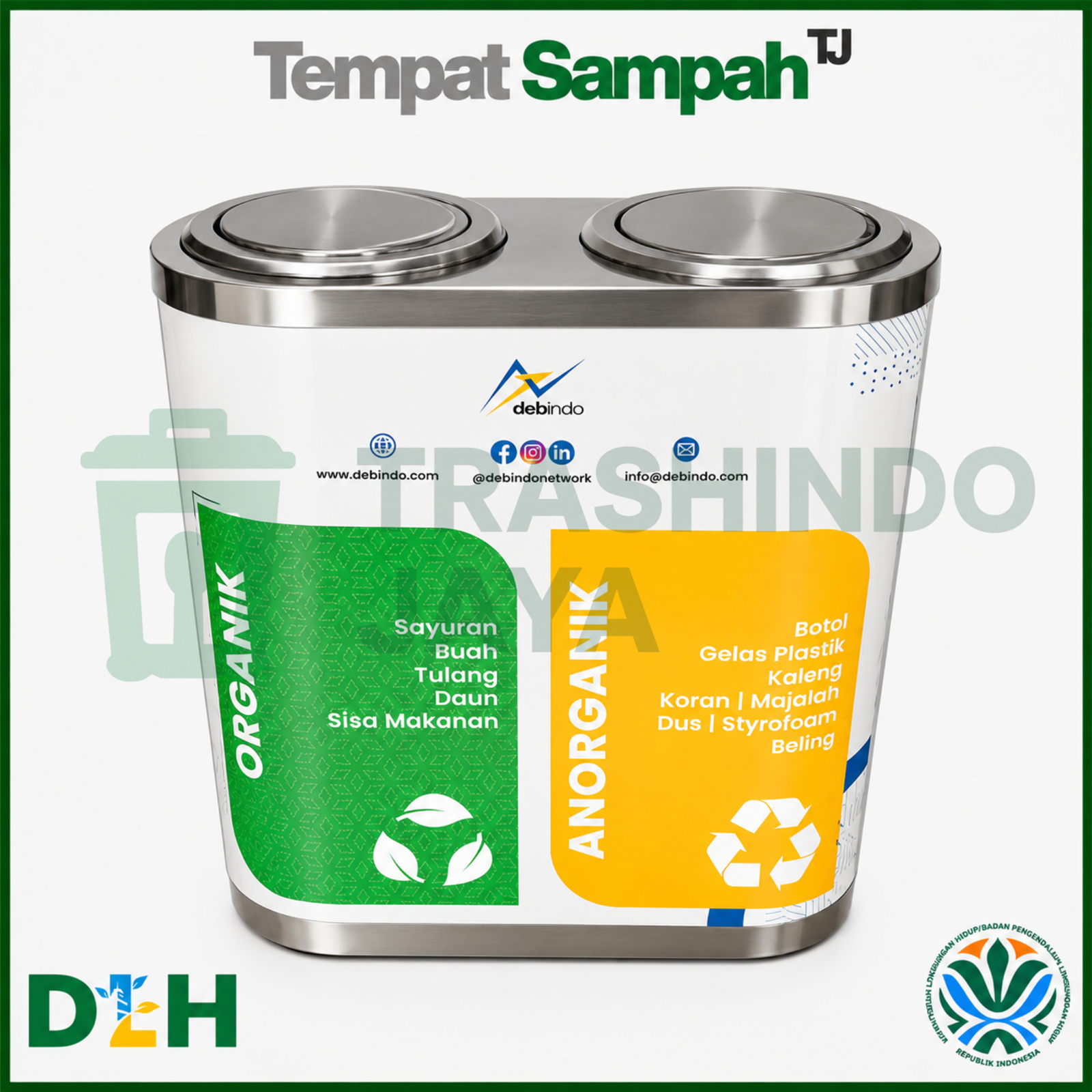 Tempat Sampah Kapsul 2in1 Tempat Sampah Kapsul 2in1