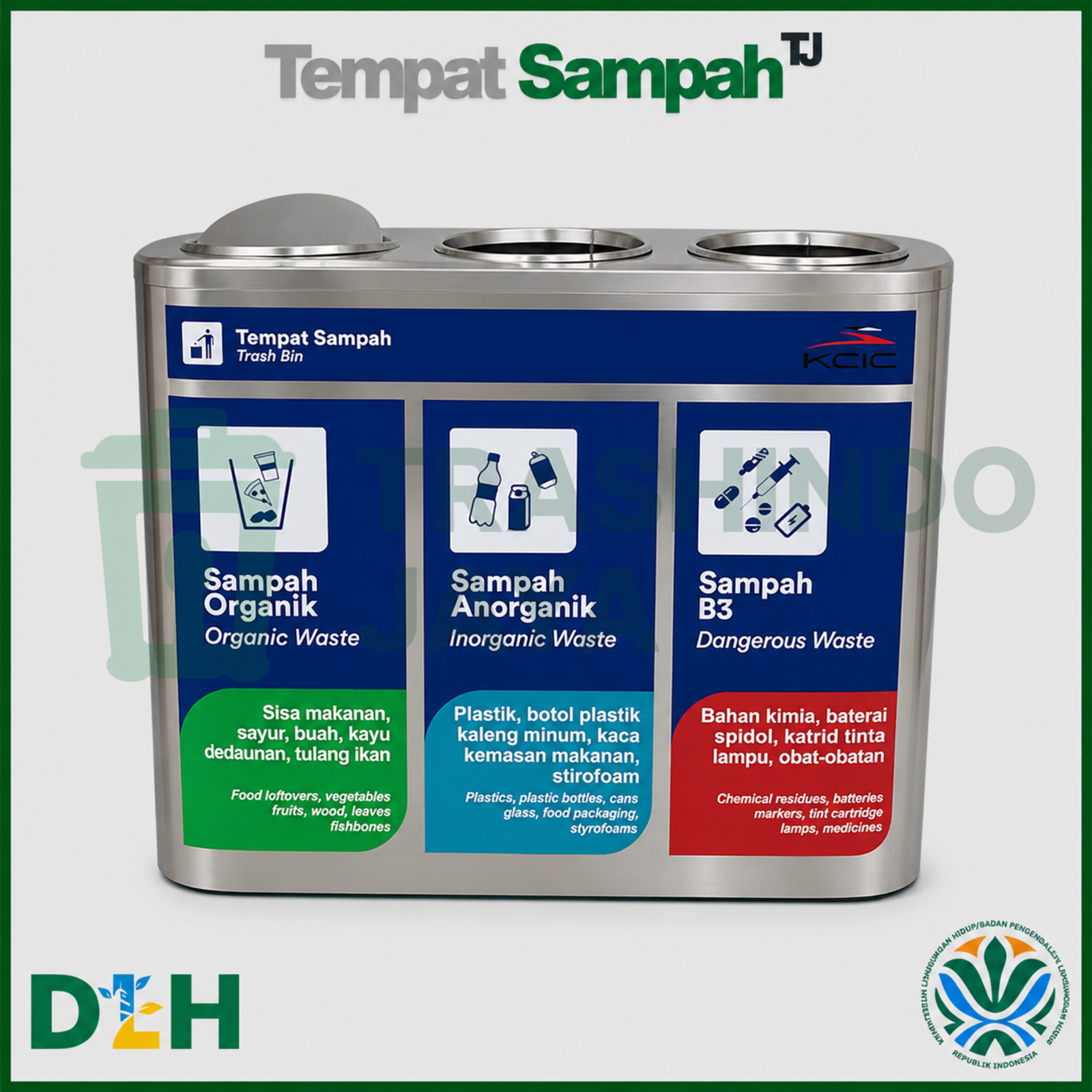 Tempat Sampah Kapsul 3in1 Tempat Sampah Kapsul 3in1