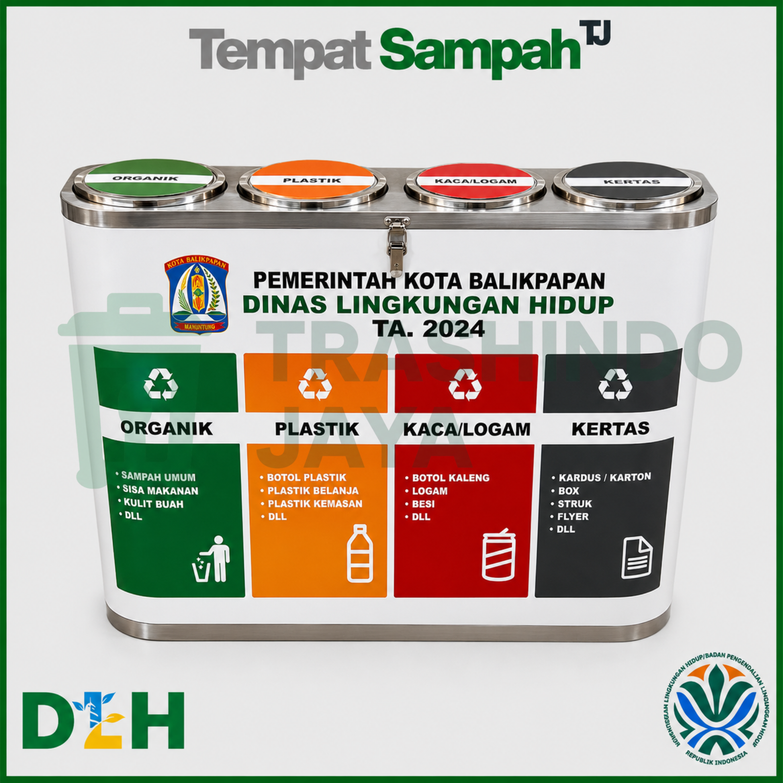 Tempat Sampah Kapsul 4in1 Tempat Sampah Kapsul 4in1